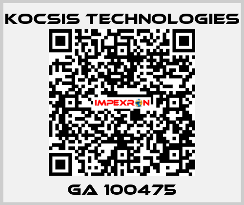 GA 100475 KOCSIS TECHNOLOGIES