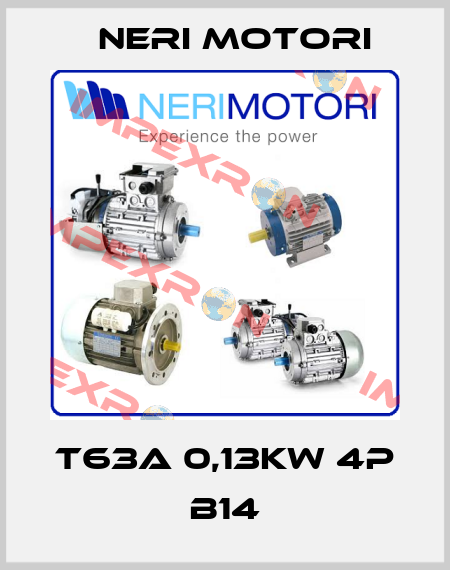 T63A 0,13KW 4P B14 Neri Motori