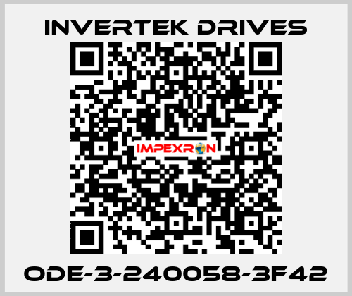 ODE-3-240058-3F42 Invertek Drives