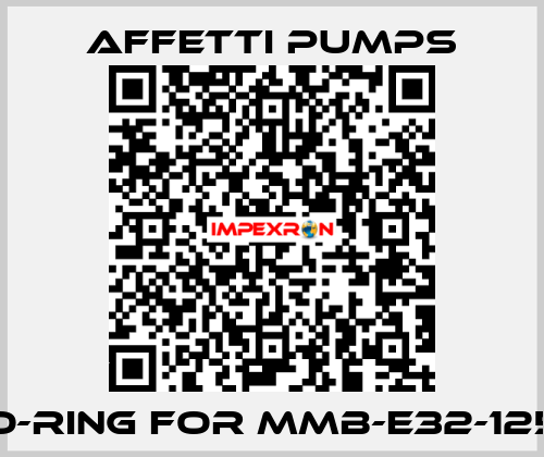 O-ring for MMB-E32-125 Affetti pumps