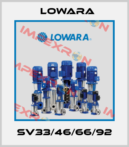 SV33/46/66/92 Lowara