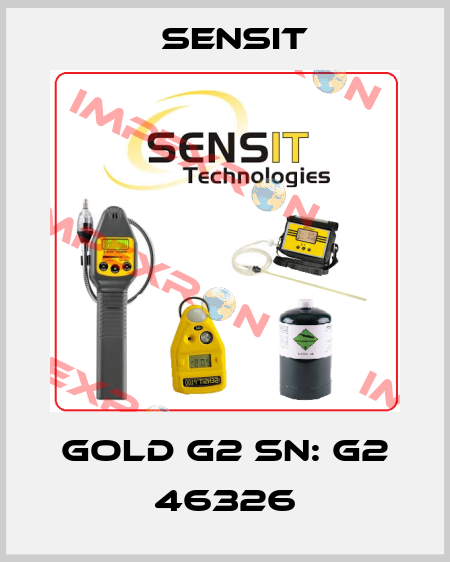 GOLD G2 SN: G2 46326 Sensit