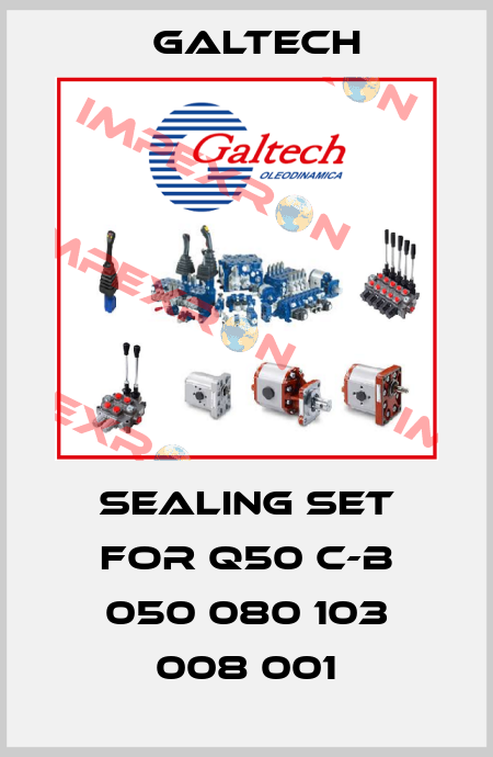 sealing set for Q50 C-B 050 080 103 008 001 Galtech
