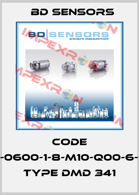 Code 330-0600-1-8-M10-Q00-6-000 Type DMD 341 Bd Sensors