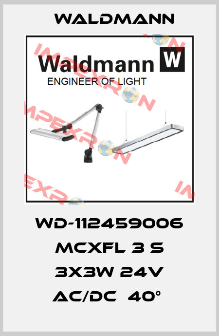WD-112459006 MCXFL 3 S 3X3W 24V AC/DC  40°  Waldmann