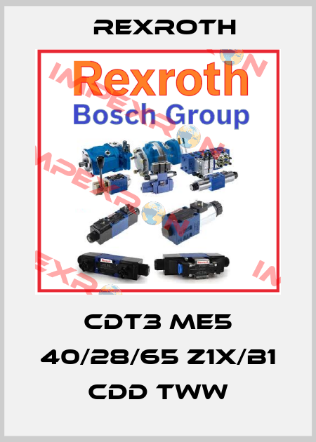 CDT3 ME5 40/28/65 Z1X/B1 CDD TWW Rexroth