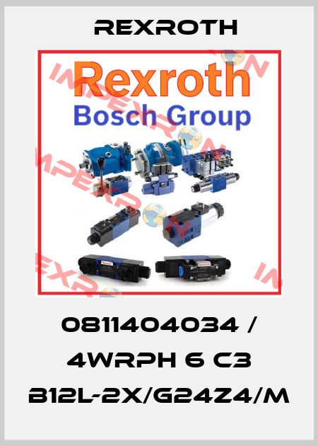 0811404034 / 4WRPH 6 C3 B12L-2X/G24Z4/M Rexroth