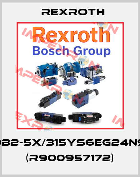 DBW20B2-5X/315YS6EG24N9K4R12 (R900957172) Rexroth