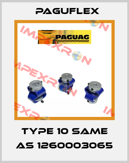 Type 10 same as 1260003065 Paguflex