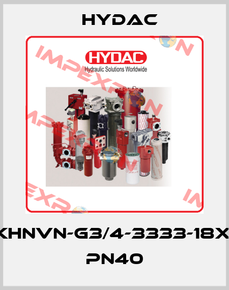 KHNVN-G3/4-3333-18X, PN40 Hydac