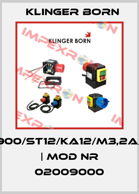 K900/ST12/KA12/M3,2A/P | Mod nr 02009000 Klinger Born