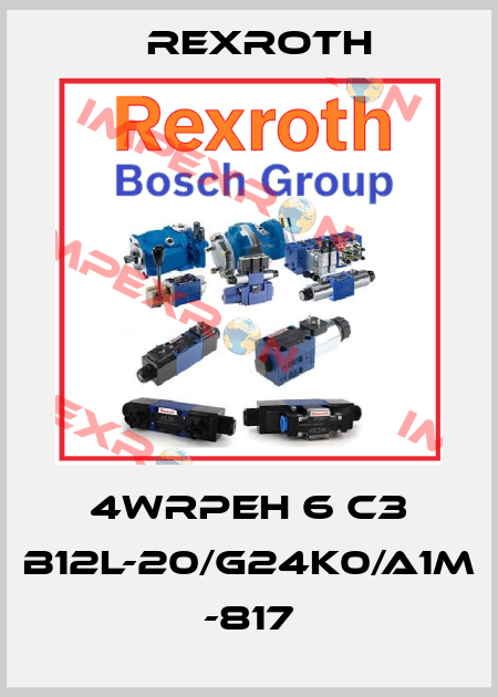 4WRPEH 6 C3 B12l-20/G24K0/A1M -817 Rexroth