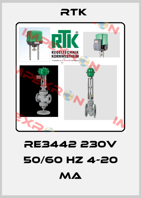 RE3442 230V 50/60 HZ 4-20 mA RTK