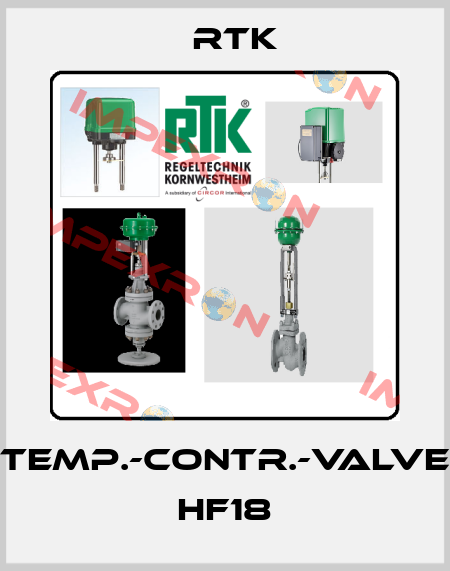 Temp.-Contr.-Valve HF18 RTK