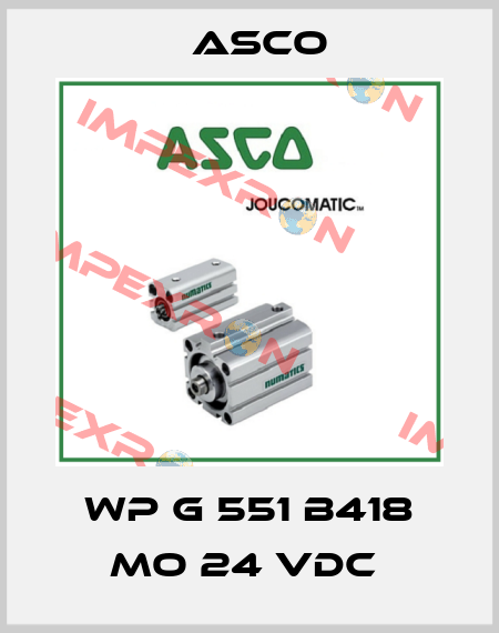 WP G 551 B418 MO 24 VDC  Asco