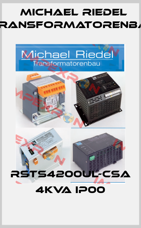 RSTS4200UL-CSA 4kVA IP00 Michael Riedel Transformatorenbau