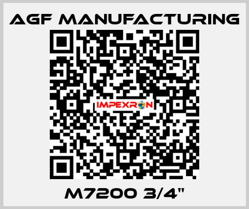 M7200 3/4" Agf Manufacturing