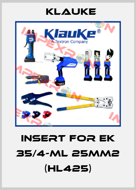 insert for EK 35/4-ML 25mm2 (HL425) Klauke