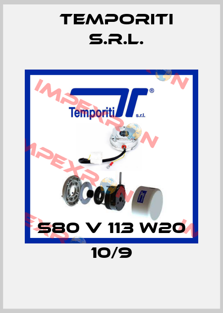 S80 V 113 W20 10/9 Temporiti s.r.l.