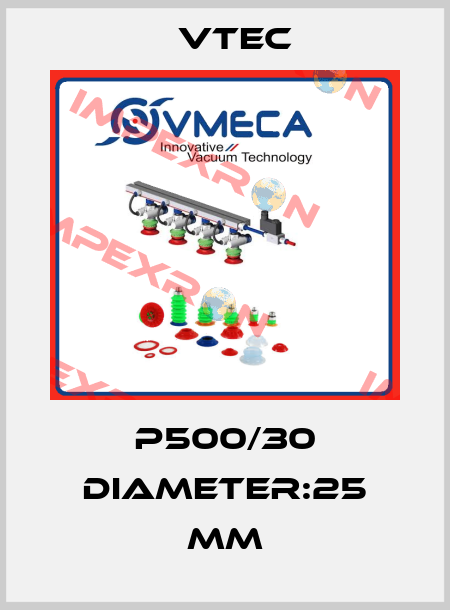 P500/30 DIAMETER:25 MM Vtec