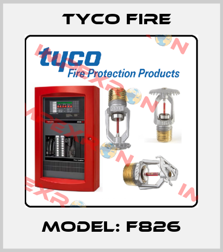 Model: F826 Tyco Fire
