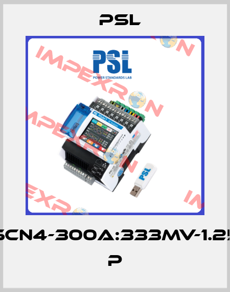 SCN4-300A:333mV-1.25 P PSL