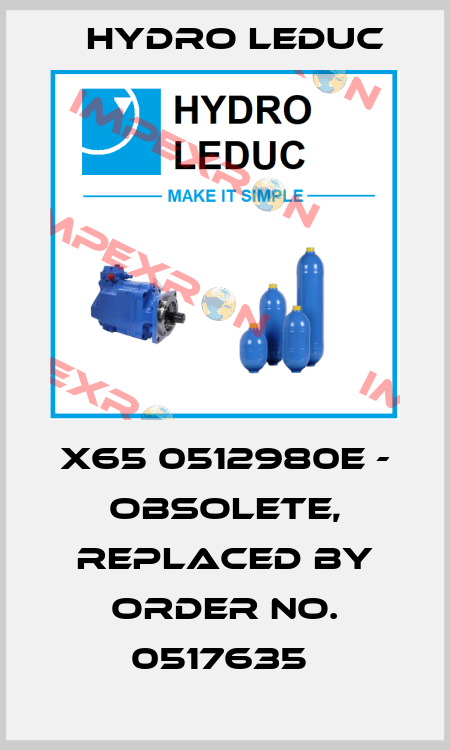 X65 0512980E - OBSOLETE, REPLACED BY ORDER NO. 0517635  Hydro Leduc
