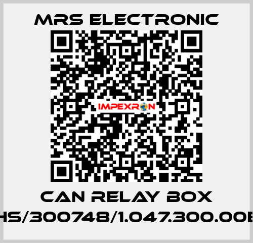 CAN Relay Box HS/300748/1.047.300.00E MRS ELECTRONIC