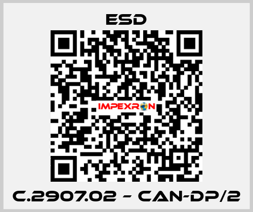 C.2907.02 – CAN-DP/2 ESD