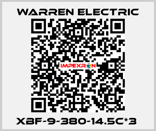 XBF-9-380-14.5C*3  WARREN ELECTRIC