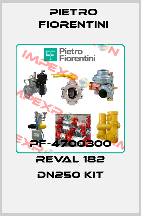 PF-4700300 REVAL 182 DN250 KIT Pietro Fiorentini