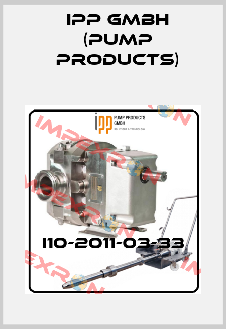 I10-2011-03-33 IPP GMBH (Pump products)