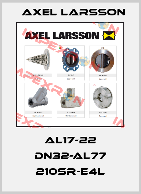 AL17-22 DN32-AL77 210SR-E4L AXEL LARSSON