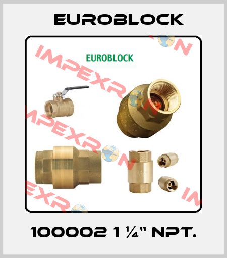 100002 1 ¼“ NPT. Euroblock