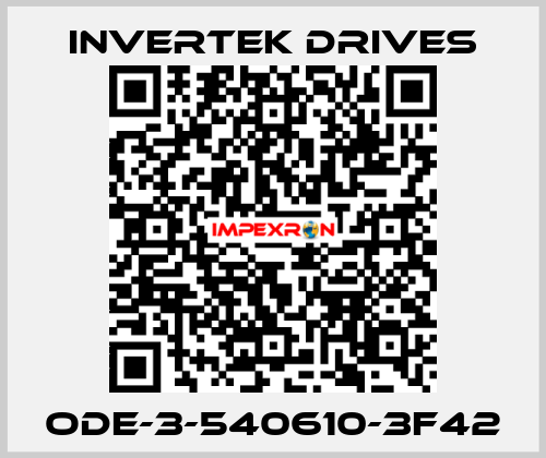 ODE-3-540610-3F42 Invertek Drives