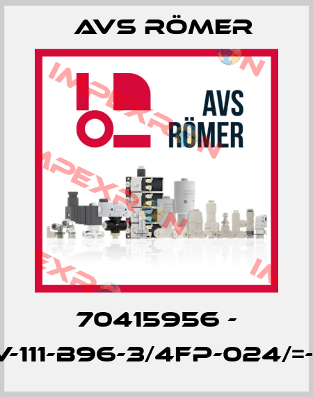 70415956 - EGV-111-B96-3/4FP-024/=-M9 Avs Römer