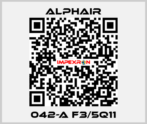 042-A F3/5Q11 Alphair