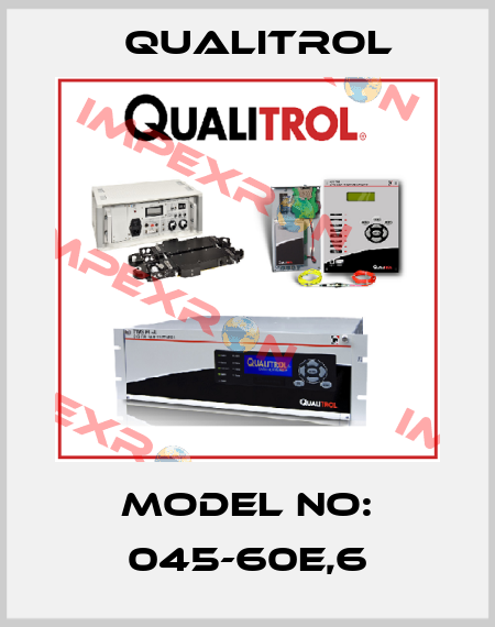 MODEL NO: 045-60E,6 Qualitrol