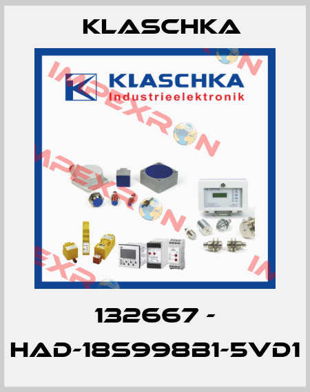 132667 - HAD-18s998b1-5Vd1 Klaschka