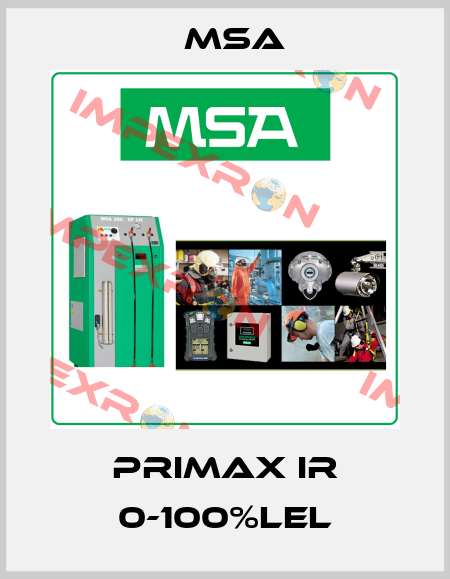 PRIMAX IR 0-100%LEL Msa