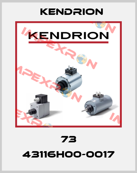 73 43116H00-0017 Kendrion