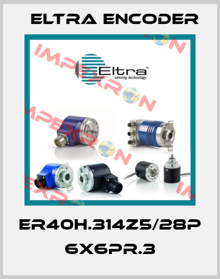 ER40H.314Z5/28P 6X6PR.3 Eltra Encoder