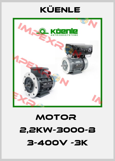 Motor  2,2KW-3000-B 3-400V -3K Küenle