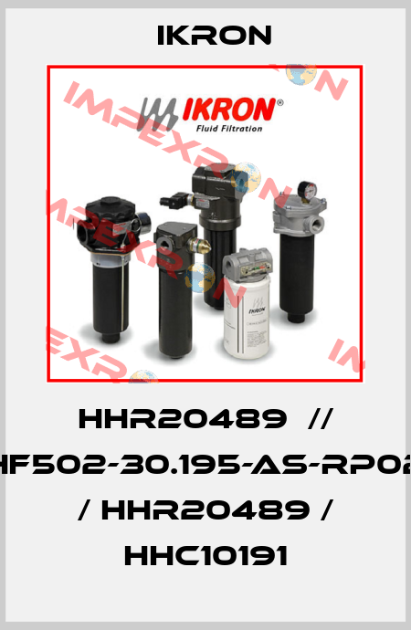HHR20489  // HF502-30.195-AS-RP02 / HHR20489 / HHC10191 Ikron