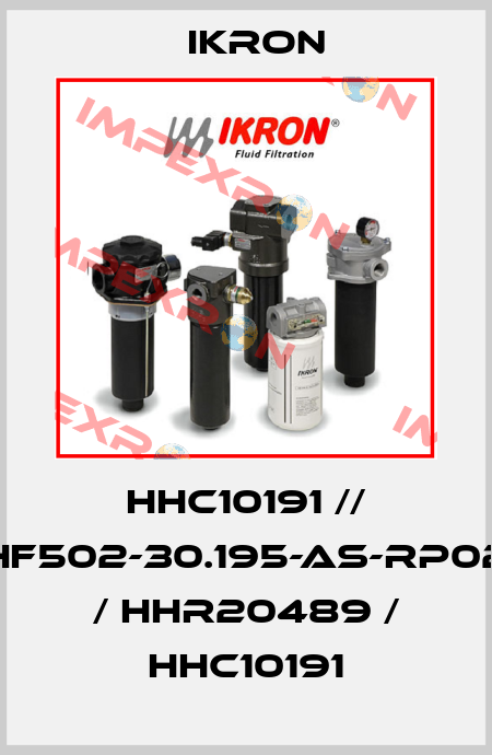 HHC10191 // HF502-30.195-AS-RP02 / HHR20489 / HHC10191 Ikron