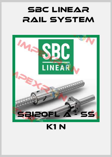SBI20FL A - SS K1 N SBC Linear Rail System