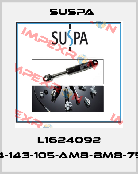 L1624092 (16-4-143-105-AM8-BM8-750N) Suspa