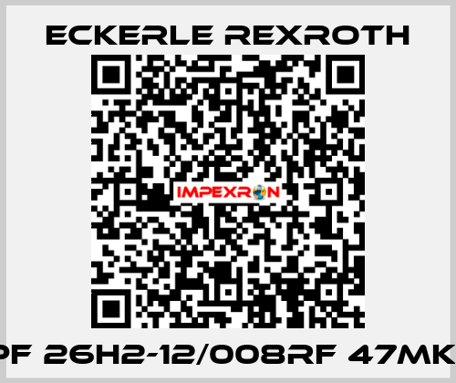 1PF 26H2-12/008RF 47MKO Eckerle Rexroth