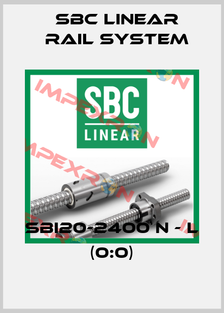 SBI20-2400 N - L (0:0) SBC Linear Rail System