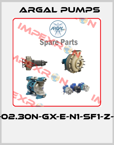 ZMR-02.30N-GX-E-N1-SF1-Z-E-E-3  Argal Pumps
